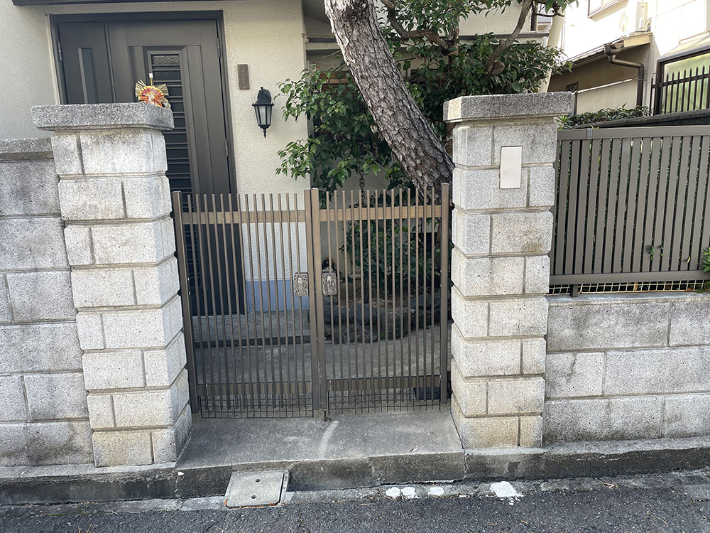 玄関門のリフォーム 高石市